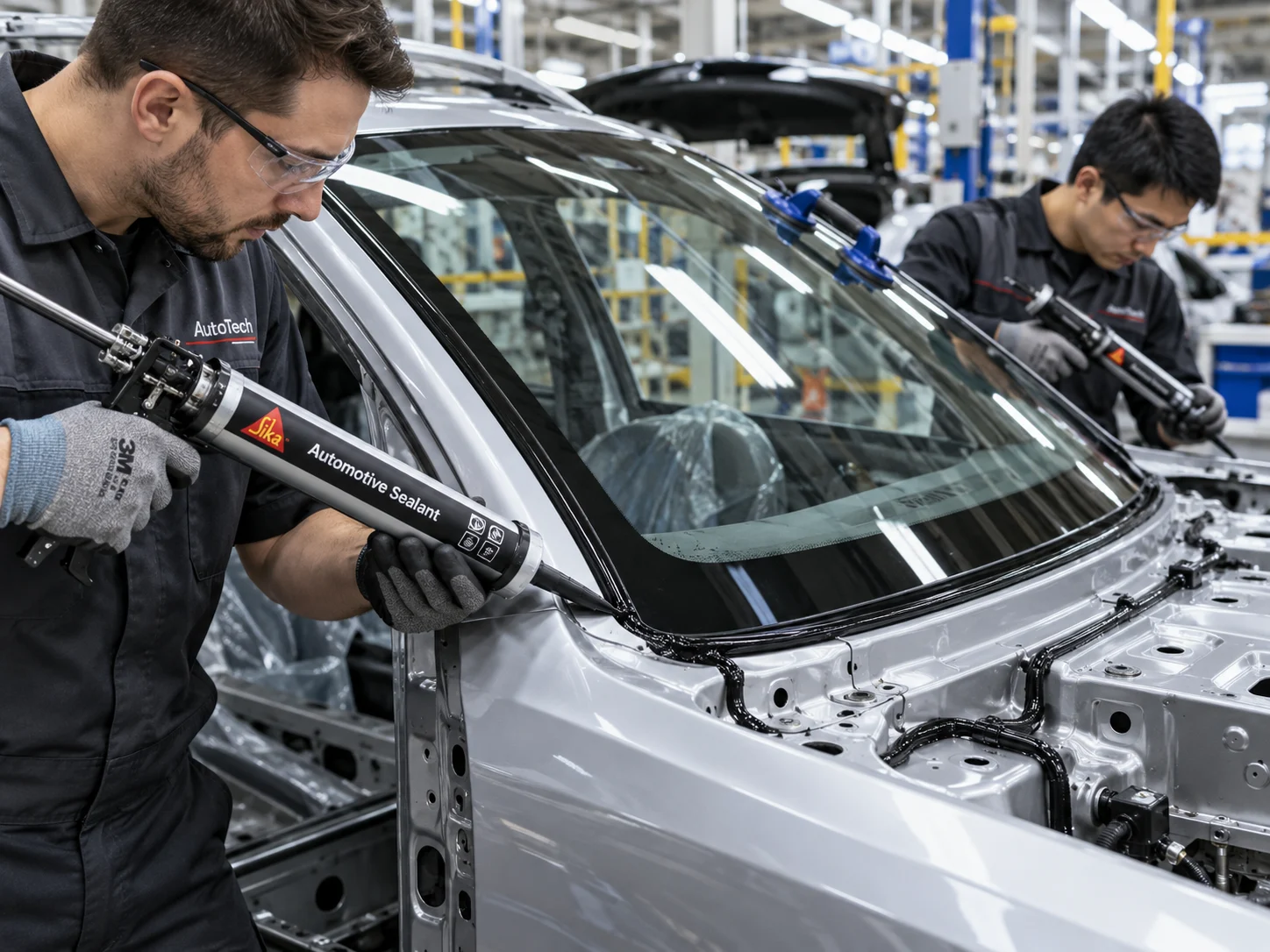 Windshield edges application