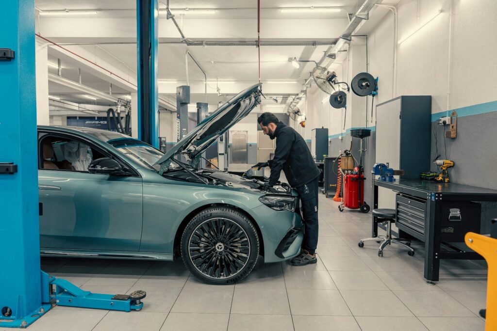 Illustrative automotive application photograph; not a company product or facility