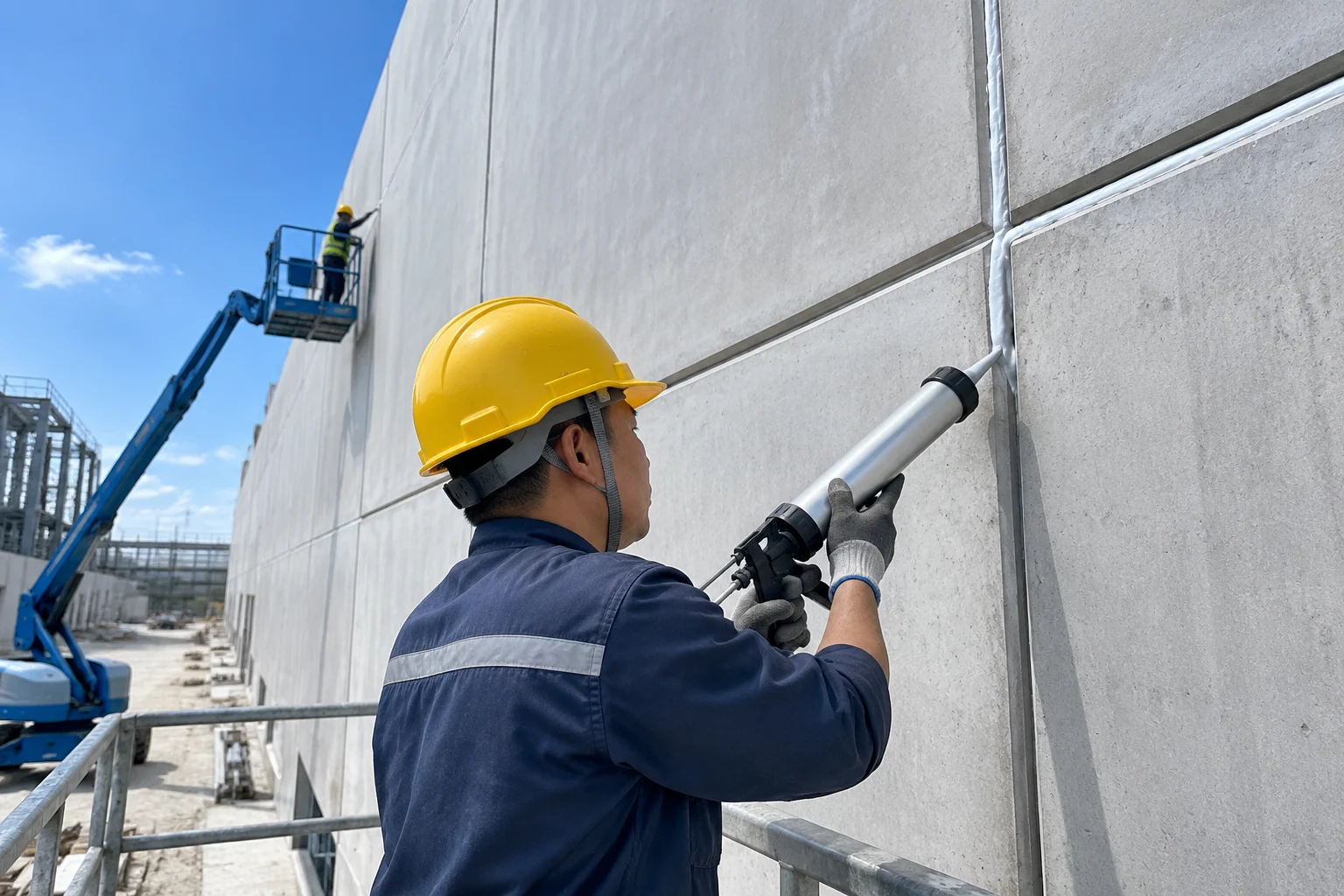 Large joint waterproofing sealing application